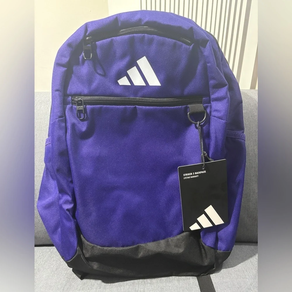 adidas backpack purple and blue Alliance 3 Sackpack Casual Daypacks by adidas Adidas Washington Huskies Utility Premium
